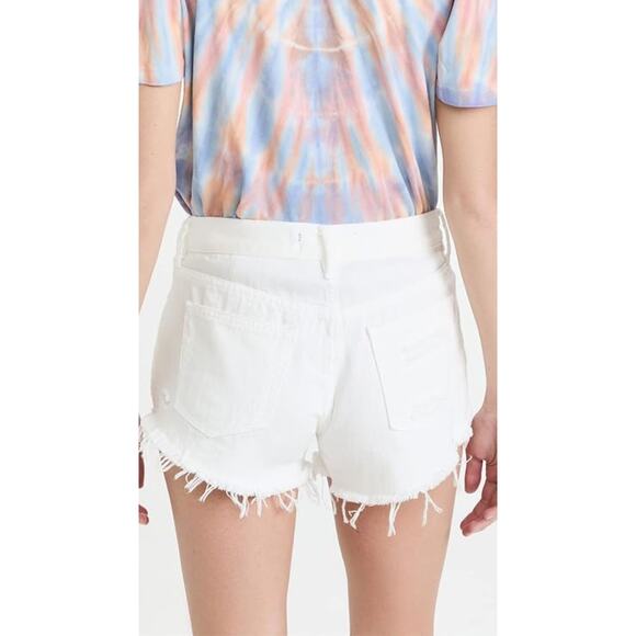 Free People White Shorts Loving Good Vibrations - Picture 4 of 10